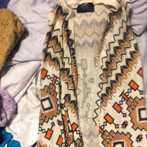 Women’s cardigan western style size large